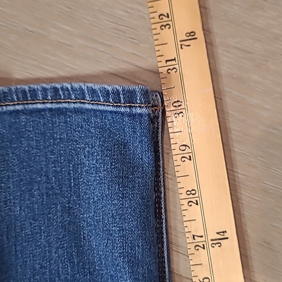 Hudson Jeans Women's sz 32 Collin Skinny Double Button Mid Rise Denim Jeans - Picture 14 of 15
